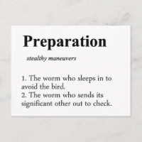 Definição de preparação