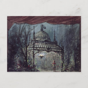 Cartão Postal Definir design para 'A Fluta Mágica'