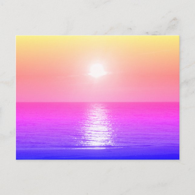 Cartão Postal Definir Sun (Frente)