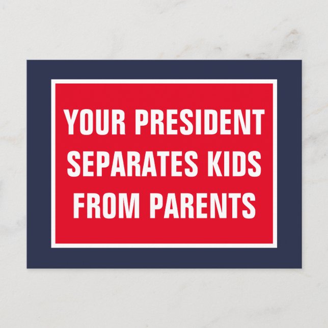 Cartão Postal Defund DHS/ICE Congress Call to Action (Frente)