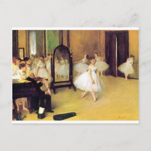Cartão Postal Degas Balé Dancers