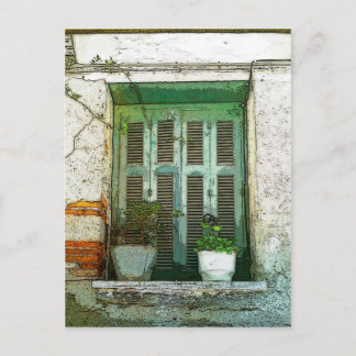 Cartão Postal Deixe entrar o cartão-postal leve