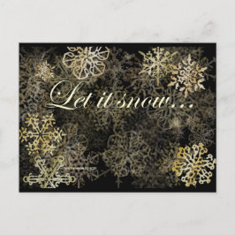 Cartão Postal Deixe-o nevar | Cartão-postal Blue Beach™