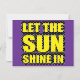 Cartão Postal deixe o sol brilhar