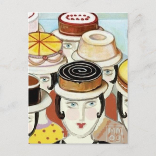 Cartão Postal Deixe-Os Vestir Cartão-Postal (Frente)