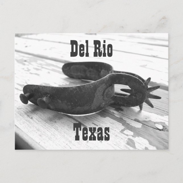 Cartão postal Del Rio Texas (Frente)