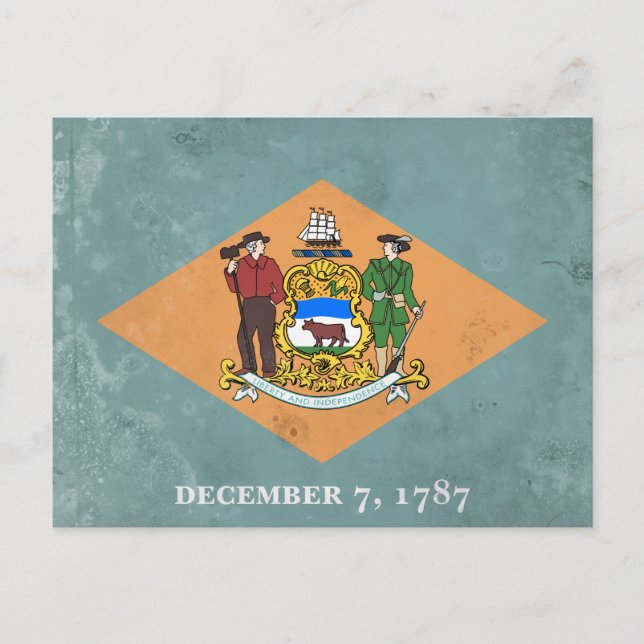 Cartão Postal Delaware (Frente)