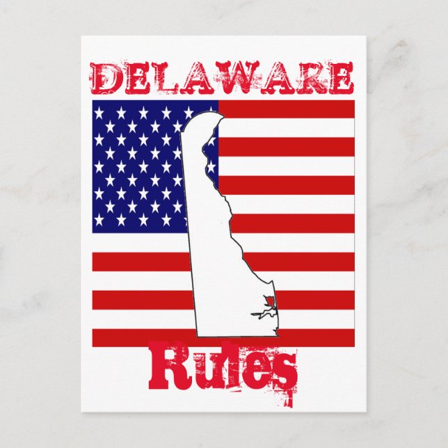 CARTÃO POSTAL DELAWARE  (Frente)