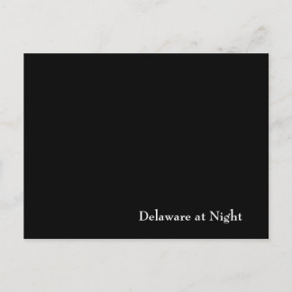 Cartão Postal Delaware à noite