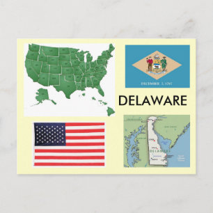 Cartão Postal Delaware, EUA