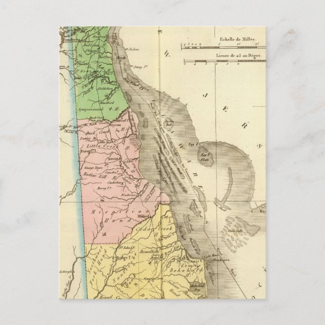 Cartão Postal Delaware EUA (Frente)