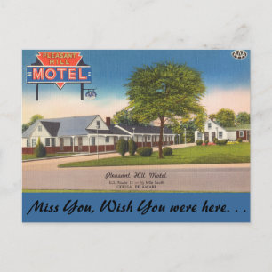 Cartão Postal Delaware, Pleasant Hill Motel