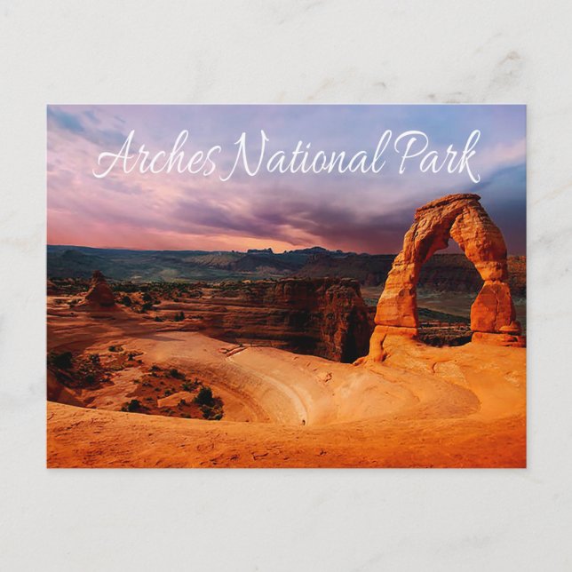 Cartão Postal Delicate Arch - Arches National Park, Utah - EUA (Frente)