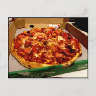 Cartão Postal Deliciosa Pizza
