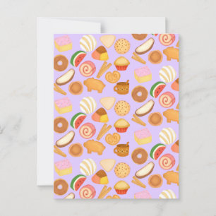 Cartão Postal Delicioso Pan Dulce Sweet Bread mexicano