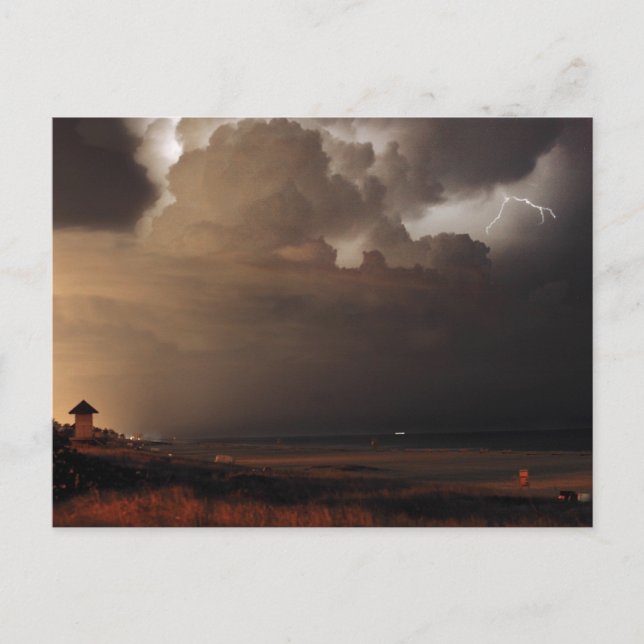 Cartão postal Delray Beach Lightning (Frente)