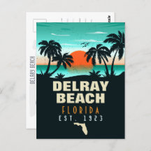 Delray Beach Retro Sunset Souvenirs 60s