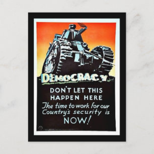 Cartão Postal Democracia