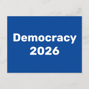 Cartão Postal Democracia 2026 Eleições de Médio Prazo
