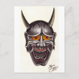 Cartão Postal Demon Face