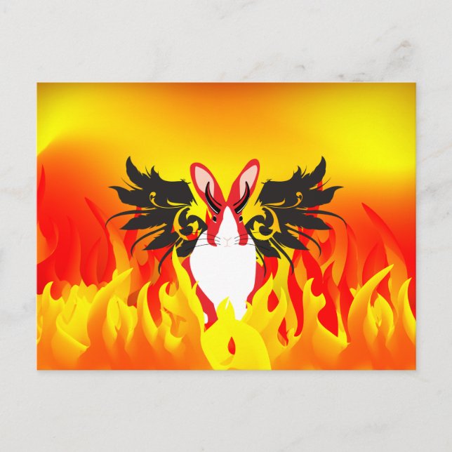 Cartão Postal demônio (Frente)