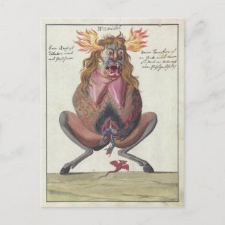 Cartão Postal Demônio Wamidal