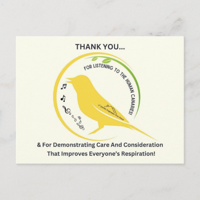 Cartão Postal Demonstrating Care and Consideration (Frente)