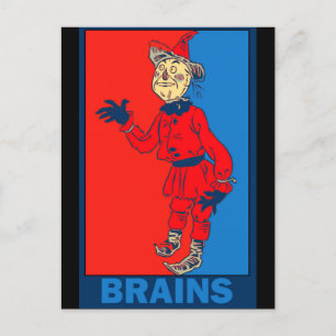 Cartão Postal Denslow's Wizard of Oz: Brains