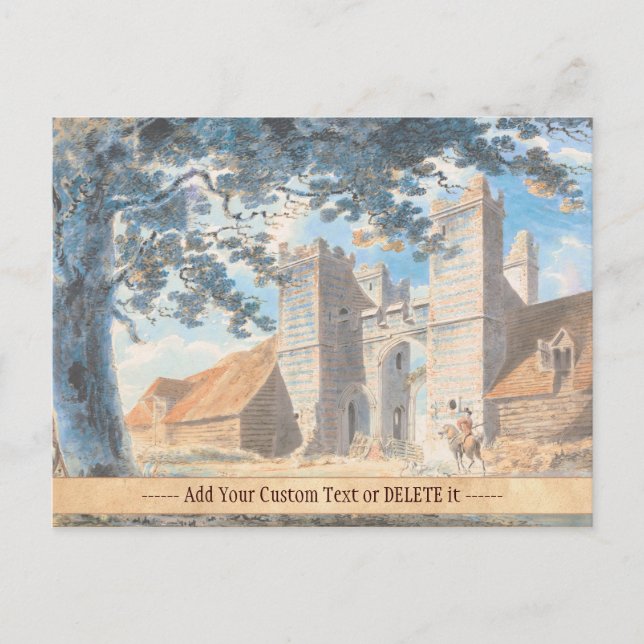 Cartão Postal Dent de Lion Margate Joseph William Turner art (Frente)