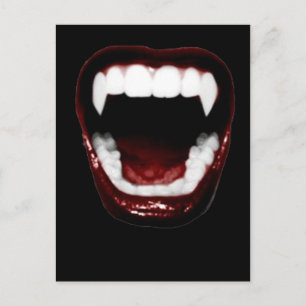 Cartão Postal "Dentes de Vampiro"