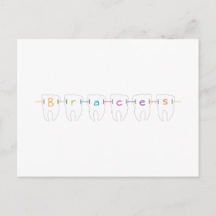 Cartão Postal Dentes do aparelho