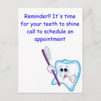 Cartão Postal Dentes felizes