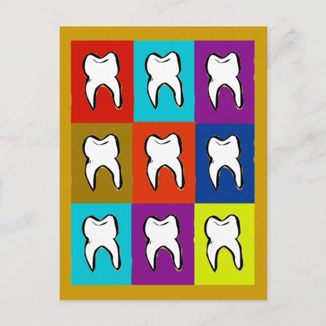 Cartão Postal Dentist Popart Gifts (Frente)