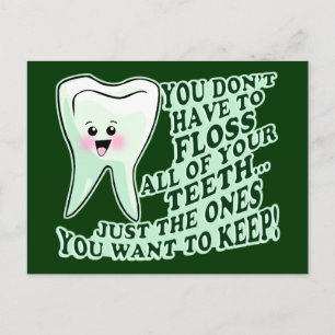 Cartão Postal Dentista Higienista ou Ortodontista