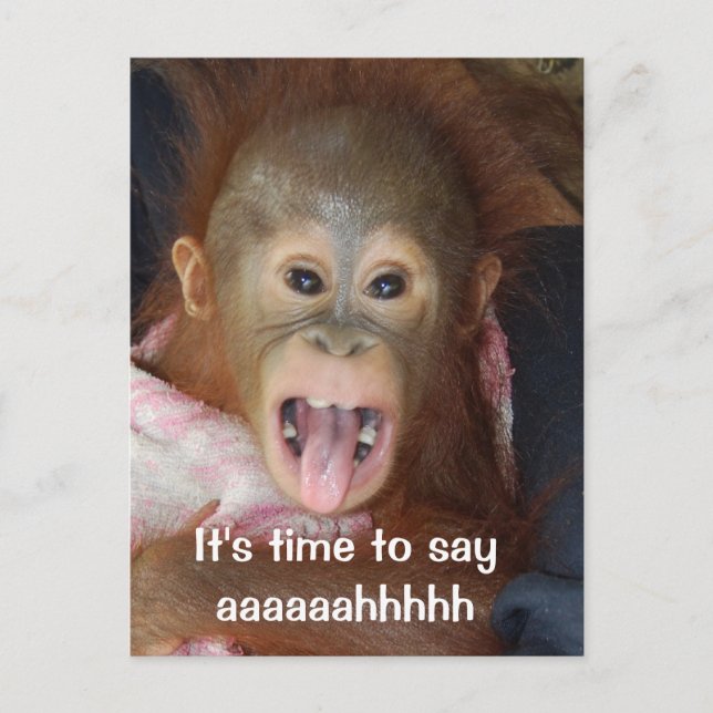 Cartão Postal Dentista Nomeação Diga Aaahh (Frente)