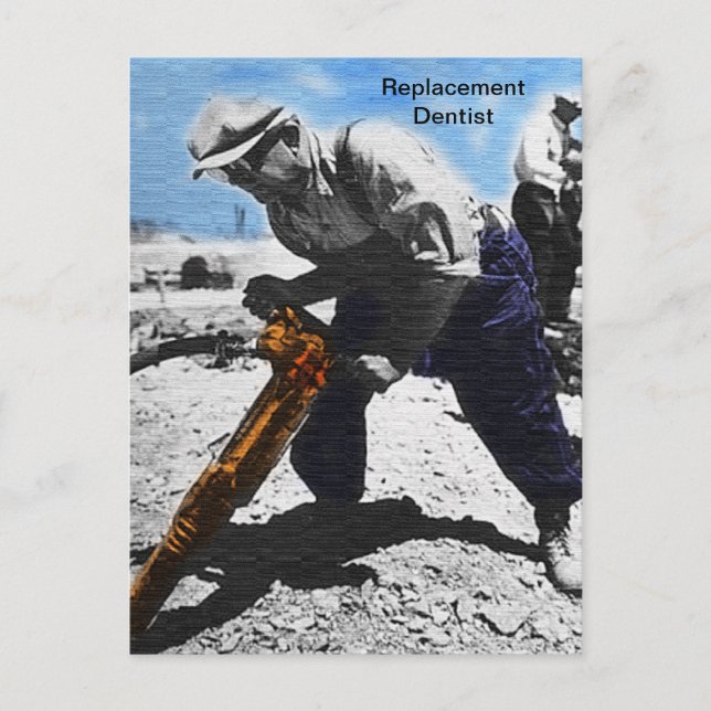 Cartão Postal Dentista Substituto (Frente)