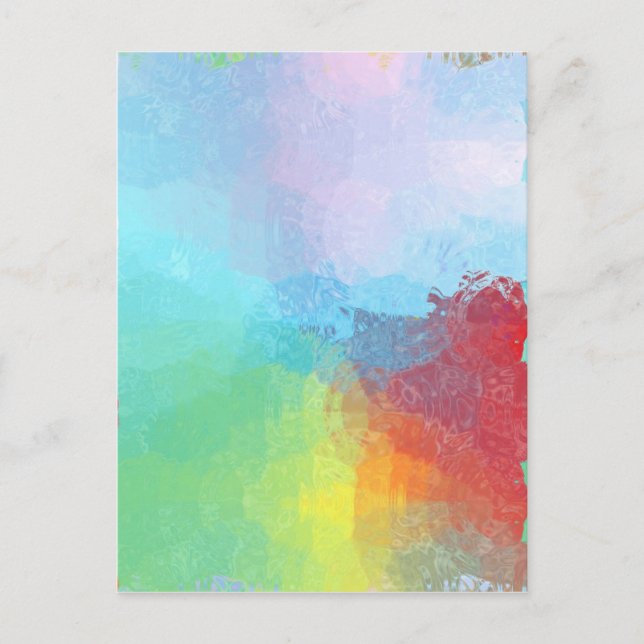 Cartão Postal Dentro A Arco-íris (Frente)