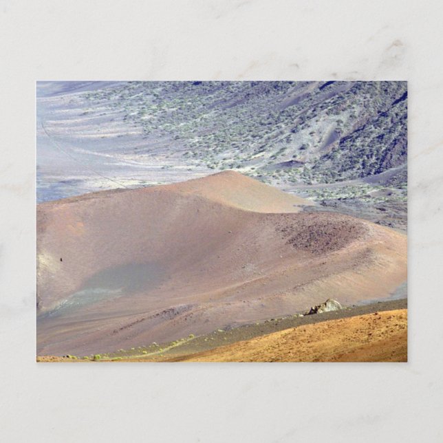 Cartão Postal Dentro da Cratera Haleakala, Maui, Havaí, E.U.A. (Frente)