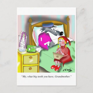 Cartão Postal Denture Cartoon 9394