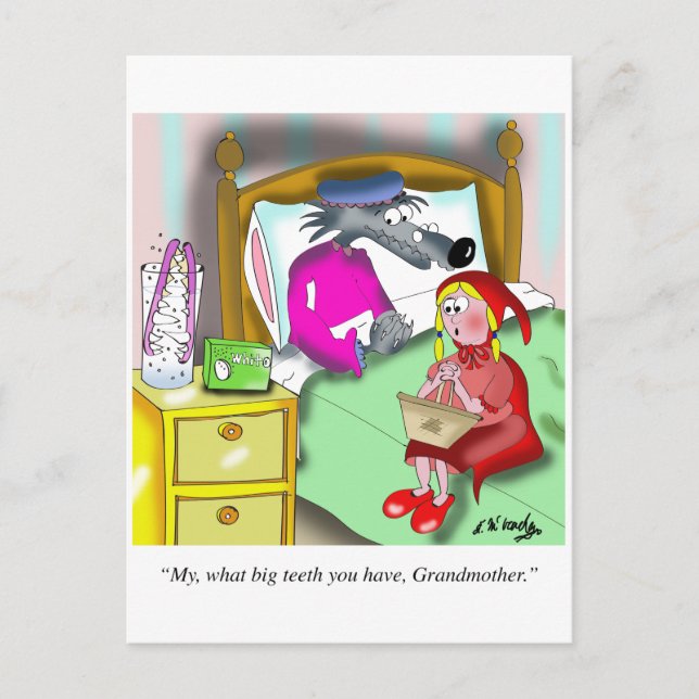 Cartão Postal Denture Cartoon 9394 (Frente)