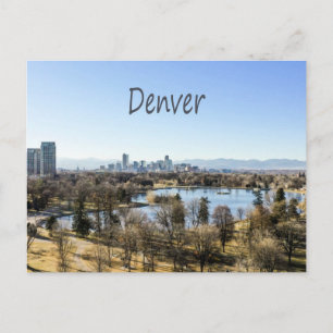 Cartão Postal Denver City e Mountain Colorado