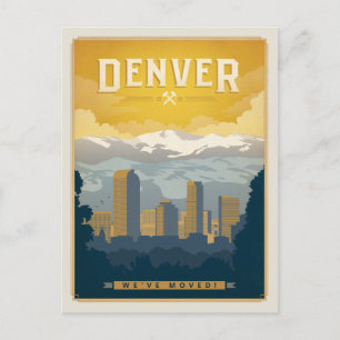 Cartão Postal Denver, Colorado Nós nos mudamos!