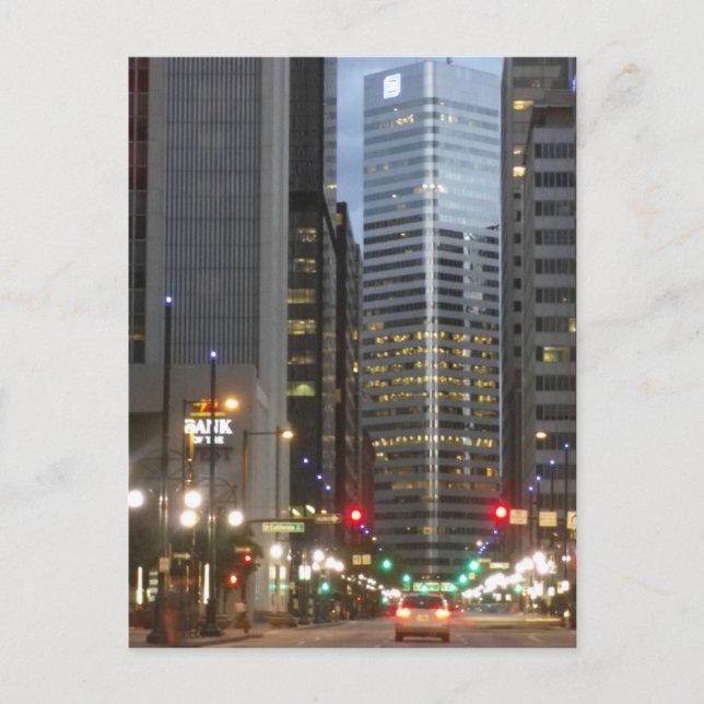 Cartão Postal Denver, Colorado - Uma Cidade Alta (Frente)