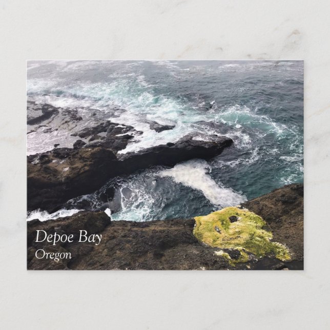 Cartão Postal Depoe Bay, Oregon (Frente)
