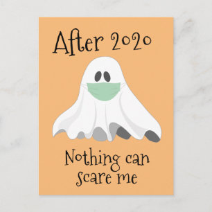 Cartão Postal Depois de 2020 nada pode me assustar fantasma