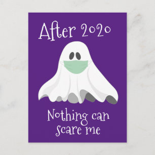 Cartão Postal Depois de 2020 nada pode me assustar fantasma