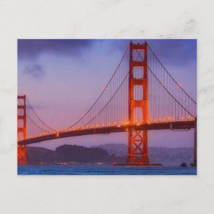 Cartão Postal Depois do pôr do sol em Baker Beach