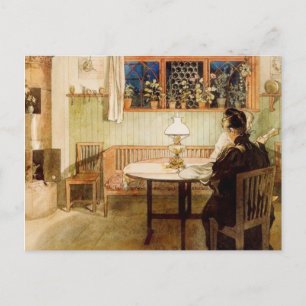 Cartão Postal Depois que as crianças se foram para a cama