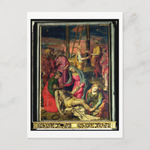 Cartão Postal Deposição da cruz, 1582 (tempera no painel)