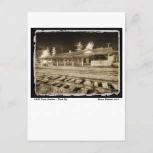 Cartão Postal Depósito de passageiros L&N